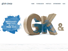 Tablet Screenshot of glueckkanja.com